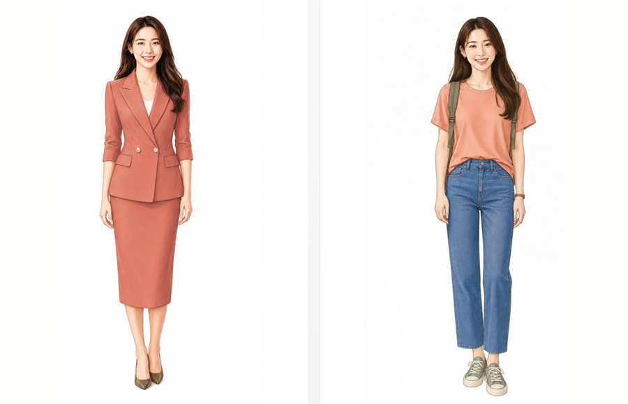 나의 퍼스널컬러 고급일러스트